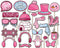 Ice Skating Photo Booth Props Kit - 20 Pack Party Camera Props Fully Assembled...