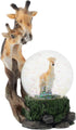 Elanze Designs Giraffe Family on Plains Magical Whimsical Tabletop Dresser Nightstand Figurine Miniature 45MM Sturdy Polyresin Glitter Water Snow ...