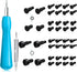 Doorbell Screwdriver Replacement,Double-Ended T6 T15 Screwdriver with 40Pcs T6 T15 Screws for Doorbell Replacement Bit Fit for All Doorbells Inclu...