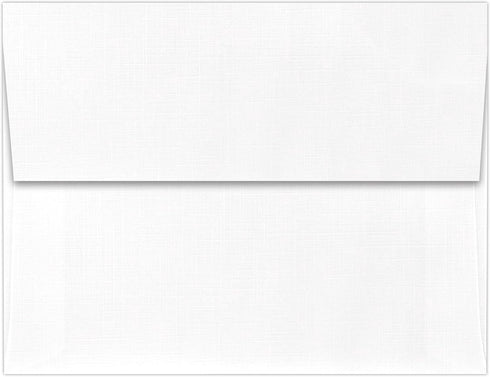 LUXPaper A2 Invitation Envelopes | Peel & Press | 4 3/8" x 5 3/4" | White Linen | 80lb. Text | 50 Qty...