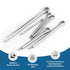 202 Pcs Hardware Pins Assortment Kit - 304 Stainless Steel Hairpin & R Clips, Retaining Fasteners, Cotter & Safety Split Pins...