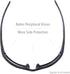 Honeywell Uvex Ademco Hypershock Safety Glasses, Brown Frame with SCT-Reflect 50 Lens & Anti-Scratch Hardcoat (S2963)...
