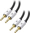 Cable Matters 2-Pack 3.5mm Audio Cable - 3ft, (3.5mm Auxiliary/Aux Cord, Male to Male 3.5 mm Audio Cable, Headphone Cord) - 3 Feet / 0.9 Meters...