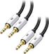 Cable Matters 2-Pack 3.5mm Audio Cable - 3ft, (3.5mm Auxiliary/Aux Cord, Male to Male 3.5 mm Audio Cable, Headphone Cord) - 3 Feet / 0.9 Meters...