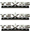 Muzzys (Set of Three) Texas Edition 3M Stick On Emblem Badge FITS GMC Sierra Chevy Silverado Suburban Tahoe Ford F150 Dodge Ram Nissan Titan Truck...