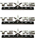 Muzzys (Set of Three) Texas Edition 3M Stick On Emblem Badge FITS GMC Sierra Chevy Silverado Suburban Tahoe Ford F150 Dodge Ram Nissan Titan Truck...
