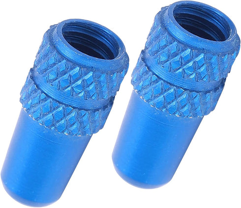 RiToEasysports 2Pcs Bike Valve ,Aluminium Alloy Valve Stem Bike Accessories for Mountain Bike,Road Bike (Light Blue) and Spare Parts...