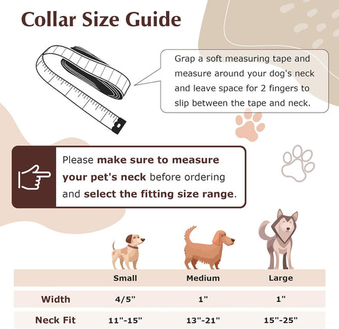 Martingale Collar for Large Dogs, No-Slip Escape Proof Choke No Pull Cinch Soft Nylon Dog Training Collars Adjustable for Small Medium Large Breed...