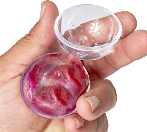 Kicko Mars Comet Slime - Pack of 6 Gooey Marbled Slimes in a Comet Shaped Container - Good for Party Favors, Kids, Squishing and Squashing, Stress...