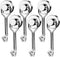 TRYMAG Magnet Hooks, 25LBS Swivel Neodymium Magnetic Hooks for Hanging, Rare Earth Magnet Hook for Refrigerator, Kitchen, Locker, Cruise Cabin, Do...