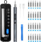 AMIR Electric Screwdriver 28 IN 1 Cordless Mini Power Precision Screwdriver Set with 24 Bits, Rechargeable Power Screwdriver for Phones Jewelers L...