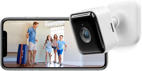GNCC Indoor Security Camera Dog Camera 1080P Motion Detection, 2-Way Audio Siren, Night Vision, Cloud & SD Card Storage, Works w/Alexa & Google Ho...