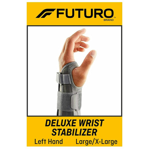 FUTURO-MMM-357 Deluxe Wrist Stabilizer, Large/X-Large - grey...