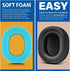 ATH M70X Ear Pads - TRANSTEK Replacement Ear Cushion Compatible with ATH-M70X Headphones I Thicker Memory Foam (Protein Leather)...