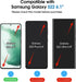 amFilm Magnetic Auto-alignment OneTouch for Samsung Galaxy S22 Screen Protector Tempered Glass 6.1" 2022 Full Coverage Fingerprint ID Compatible E...