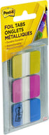 Post-it Foil Tabs, Iridescent Colors, 36 Tabs/Pack, 1 in x 1.5 in (686-FLOPBT)...