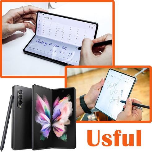 2 Pcs Galaxy Z Fold 4 S Pen Fold Edition,4096 Pressure Levels Z Fold 4 Stylus Pen Replacement for Samsung Galaxy Z Fold 4 5G S Pen Z Fold 3 Pen St...