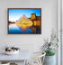 DIY 5D Diamond Painting Kit Paris Louvre Museum France Twilight Dusk Castle Landmark Pyramid Adult Full Drill Rhinestone Cross Stitch Art Crafts f...