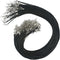 50 Pcs Black Waxed Necklace Cord 2MM Waxed Leather Cord Rope with a Lobster Claw Clasp Necklace Cord Bulk for Jewelry Making Bracelet Chain Neckla...