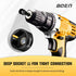 1/4 inch Magnetic Nut Driver Set, 3 Piece Impact Drill Driver Bit Set, Size 6mm, 8mm, 10mm, Quick-Change Hex Shank Metric Nut Driver, Cr-V Steel, ...