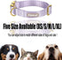 Babole Nylon Dog Collars Lavender for Small Puppy Dog,13 Colors,Adjustable Soft Comfortable Pet Collars with Safety Metal Buckle for Medium Large ...