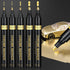 5 Liquid Gold Paint Pens for Art, Mirror Chrome Marker, Reflective Gloss Permanent Marker, Touch Up Repair Paint Pen for Model, Wood, Rock, Glass,...