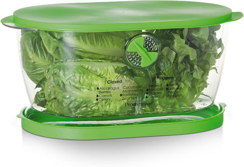 Prep Solutions by Progressive Lettuce Keeper Produce Storage Container, 4.7 Quarts, Green (LKS-06)...