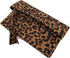 CHARMING TAILOR Leopard Clutch Bag for Women Tassel Foldover Clutch Faux Suede Dressy Purse for Day to Evening...