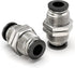 TAILONZ PNEUMATIC 4MM OD Straight Through Baffle Quick Insertion Trachea Connector PM-4?Pack of 10?...