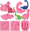 Dinosaur Fondant Silicone Chocolate Molds (7Pcs), Kid's Cartoon Dino Claws Clay Mold for cake decorating, sugar crafts. Dinosaur Theme Party Chris...