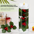 Christmas Holly Berries for Crafts Faux Berries Flowers and Holly Leaves Christmas Wreath Fillers for Vase Fillers Floating Candle Table Centerpie...