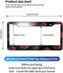 Aluminum License Plate Frame with Screw Caps,2Pcs 2 Holes12.3 X 6.3 inch,Anime Licenses Plates Frames,Car Licenses Plate Covers Holders for US Veh...