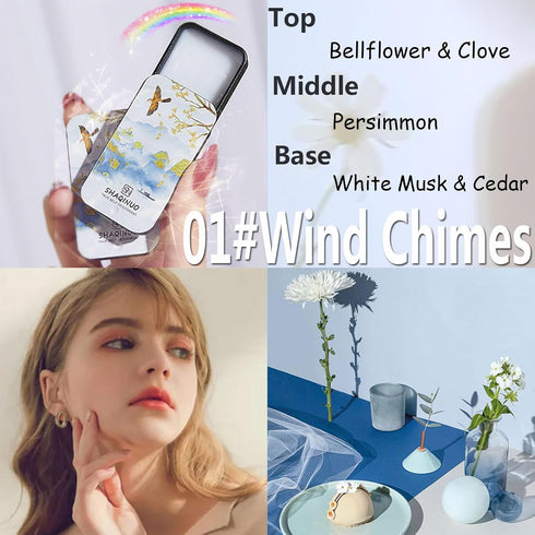 3PCS Solid Balm Sets Solid Perfume Portable Pocket Balm Perfume Perfect for Travel Use Natural Fragrance Parfum for Men and Women...