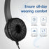 Computer Headset with Microphone, On-Ear 3.5mm Headset with Mic for Laptop, 3.5mm Binaural-Ear Headphone with Lightweight Business Headphones with...