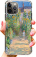 Claude Monet Art Painting Phone Case for iPhone 14 Pro, Watercolor Sunflower Impressionism Cover for Women Men Girls Boys, Trendy Design TPU Bumpe...