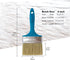 Stain Brush 4-inch Chip Brush Wide Flat Bristle Paint Brush for Painting Walls, Cabinets, House Touch-ups and dust Cleaning...