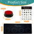 4 Recordable Buttons with Rubber Mat and 25 Stickers - Record and Playback Any Custom Message to Teach Your Dog Voice What They Want...