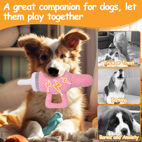 Palksky Cute Pink Tumbler with Handle Dog Toys for Stanley Cup,Upgrade Interactive Dog Toys for Aggressive Chewers,Funny Girl Dog Stuff Toy, Plush...