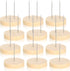12 Pcs Crochet Doll Stand Wooden Emotional Support Pickle Knitted Doll Display Stand Single Double Steel Needle Doll Holder Felting Animal Doll To...