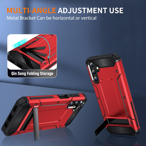 Galaxy A14 5G Case for Samsung Galaxy A14 5G Case Military Grade Drop Shockproof with Metal Kickstand Stand Armor Protective Case for Galaxy A14 5...