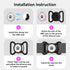 Airtag Dog Collar Holder, Durable & Lightweight Airtag Case, Slide-on Waterproof Protective Air Tag Holder for Dog Collar - for Dogs and Cats (Ros...