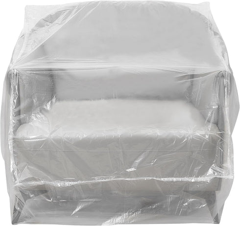 Plastic Furniture Chair Covers for Moving Storage,Extra Large Heavy Duty Chair Couch Covers Protectors,Waterproof Recliner Cover Clear Moving Bags...