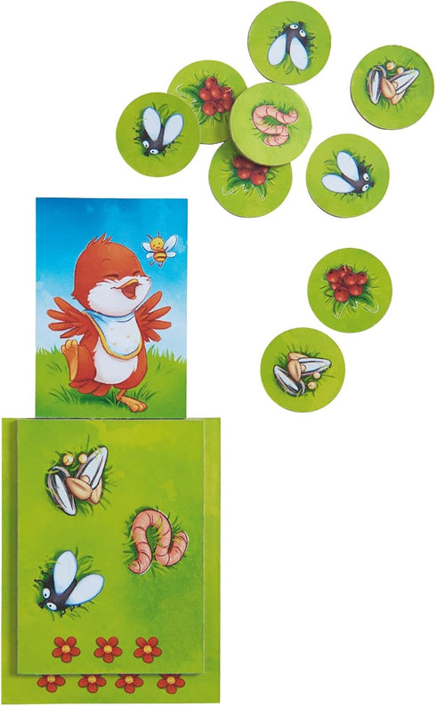 HABA Little Bird, Big Hunger - A Cheerfully Cheeky Collecting Game for Ages 3 and Up (Made in Germany)...