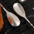 AnSaw Silver 12-Inch Stainless Steel Cocktail Spoon with Leaf Handle - Perfect for Mixing & Layering Drinks in Tall Cups, Bar & Shakers - Durable ...