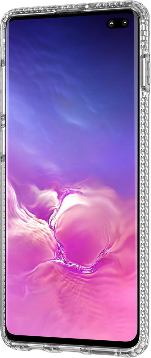 tech21 Protective Samsung Galaxy S10 Plus Case Ultra Thin Back Cover with BulletShield Protection - Pure Clear - Transparent...