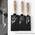 Paint Brushes Set 3 Pack (1.5", 2", 2.5") for Wall, Flat Furniture Painting Brush with Seamless Anti-rust Ferrule Stiff Bristles, for All Home Dec...