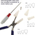 The Beadsmith Stepped Plied with Interchangeable Nylon Jaws – 6.5 Inches (165mm) – Comfort Grip Handle with Double Leaf Springs – Jewelry Making T...