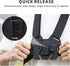 TELESIN Quick Release Chest Strap Mount, Mobile Phone Adjustable Chest Mount Harness for GoPro Camera, Action Camera, iPhone 13 12 11 Pro,Vlog/POV...