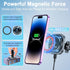 OHLPRO Magnetic Car Wireless Charger for MagSafe Car Mount iPhone 15/14/13/12 Series,Phone Holder Adjustable Telescoping Arm [Military-Grade Sucti...