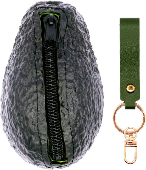 Avocado Coin Purse Pouch | Novelty Wallet Gifts For Avocado Lover Women Kids | Realistic Looking Cute Avocado Decorations | Wristlet Wallets Avoca...